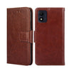 For Alcatel 1B 2022 Crystal Texture Leather Phone Case(Brown)