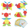 Creative Montessori Fun Children Puzzle Toys Baby Early Education Multi-functional Puzzle DIY Tangram(Shape)
