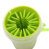 Dog Paw Cleaner Cup - Large Green - Silicone Bristles