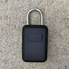 Wall Mounted Key Safe Box - Weatherproof Outdoor Key Storage (Silver/Black)