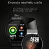 Q88 Smart Watch IP68 Waterproof Men Sports Smartwatch Android Bluetooth Watch Support Heart Rate / Call Reminder / Pedometer / Sleep Monitoring / Tracker(Black Red)