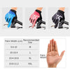 WEST BIKING YP0211216 Riding Gloves Bike Shock Absorption Touch Screen Full Finger Glove, Size: XL(Red)