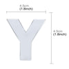 Car Vehicle Badge Emblem 3D English Letter Y Self-adhesive Sticker Decal, Size: 4.5*4.5*0.5cm
