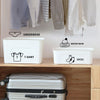 4pcs Large Closet Logo Sticker Removable Personalized Clothes Organizer Banner Sticker