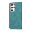 For Samsung Galaxy S21 Ultra 5G PU + TPU Horizontal Flip Leather Case with Holder & Card Slot & Wallet & Lanyard(Lake Blue)