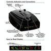 STR525 Electronic Dog Flow Measurement Early Warning Vehicle Automobile Detection Instrument Vehicle Speaker Support English / Russian Laser Radar