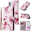 For Samsung Galaxy A35 5G Marble Bronzing Stitching Leather Phone Case(Rose Gold)