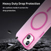 For iPhone 13 MagSafe Frosted Translucent TPU + PC Full Coverage Phone Case(Pink)