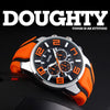 SKMEI 9128 Fashion Multifunctional 3D Large Dial Sports Wristwatch 30m Waterproof Quartz Watch(Red)