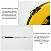 Jianda Fiber Leather Tape Measure Disc-shaped Hand-operated Soft Ruler Construction Site Measurement Ruler(30m)