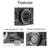 12 V Car MP3 Bluetooth Player Plug And Play FM Automobile Radio(Black)