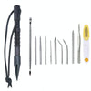 Umbrella Rope Needle Marlin Spike Bracelet DIY Weaving Tool, Specification: 12 PCS / Set Black