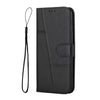 For Xiaomi Redmi K70 / K70 Pro Stitching Calf Texture Buckle Leather Phone Case(Black)