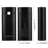 HAWEEL DIY 2x 18650 Battery (Not Included) 5600mAh Power Bank Shell Box with USB Output & Indicator(Black)