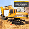 258-1 5 Channel 2.4G 1/24RC Remote-controlled Engineering Plastic Excavator Charging RC Car