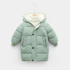 JT-1001 Children Thickened Windproof And Warm Cotton Clothes Coat, Size: 150(Bean Green)