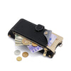 For Samsung Galaxy A56 5G Crossbody Chain Fishtail Litchi Leather Phone Case(Black)