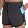 XXL Three Pants Men Gym Shorts Quick Dry Swimming Trunks(Deep Gray)