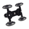 DEBO First Generation Camera Truck / Floor Table Video Slider Track Dolly Car for DSLR Camera / Camcorders(Black)