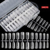 240 PCS Extended Manicure No-Engraving Frosted Thin Nail Piece WH-106