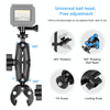 PULUZ Motorcycle Crab Clamp Handlebar Fixed Mount Holder for GoPro and Other Action Cameras(Black)