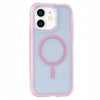 For iPhone 11 Vacuum Airbag Y2 Series Transparent MagSafe Magnetic Phone Case(Pink)