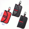 RFID Blocking Car Key Case (Black) - Carbon Fibre & Leather