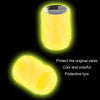 4pcs /Set Luminous Car Motorcycle Tire Modified Valve Cap, Color: Green Black Flag