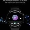Ochstin 5HK8 Pro 1.36 inch Round Screen Blood Oxygen Blood Pressure Monitoring Bluetooth Smart Watch, Strap:Silicone(Black)