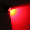 2 PCS 12V 3W Red Light Eagle Eyes LED Strobe Light For Motorcycle Wire Length: 90cm