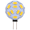 G4 9 LEDs SMD 5730 180LM 2800-3200K Stepless Dimming Energy Saving Light Pin Base Lamp Bulb, DC 12V (Warm White)