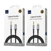 WIWU Wi-C048 Legend Series Type-C to 3.5mm Audio Adapter Cable, Length: 1.5m(Black)