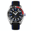 SKMEI 9291 Rotatable Dial Men Watch Outdoor Casual Business Waterproof Quartz Watch(Blue)