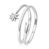 S925 Sterling Silver Wishing Meteor Women Open Ring