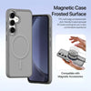 For Samsung Galaxy S25+ 5G DUX DUCIS Lawa Series 2 in 1 Wallet Zipper Detachable MagSafe Phone Case with Lanyard(Grey)