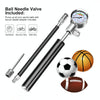 Portable High Pressure Pump Bicycle Pump Mini Mountain Bike Pump + Crowbar