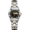 JIN SHI DUN 8813 Fashion Waterproof Luminous Automatic Mechanical Watch, Style:Women(Silver Gold Black)