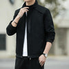Autumn / Winter Men Jacket Casual Coat, Size: L(2110 Velvet Black)