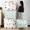 Clothes Quilt Storage Bag Large Capacity Waterproof Moistureproof Moving Luggage Bag, Style: 35L Small Pineapple
