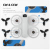For DJI Neo Sunnylife 2016S Drone Color 3-Blade Propeller, Quantity:2 pairs(Blue)