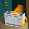 C221 Bluetooth White Noise Flame Aromatherapy Machine Home Desktop Humidifier(English Version)