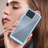 For Asus Zenfone 11 Ultra Colorful Series Acrylic Hybrid TPU Phone Case(Blue)