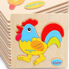 Children Educational Toy Wooden Cartoon Jigsaw Puzzle(Bear)