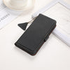 For Samsung Galaxy A36 Side-Magnetic TJ Genuine Leather RFID Phone Case(Black)