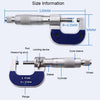 Stainless Steel Screw Micrometer Outer Diameter Micrometer 0-25mm