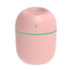 USB Mini Desktop Colorful Night Light Car Humidifier, Spec: 220ml (Y2-Pink)