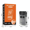 V20 Portable Keychain Light Rechargeable Bright Mini Flashlight(White Red Light)