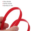 4 PCS Beard Styling Ruler Shaving Tools(Red)