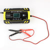 FOXSUR 12V-24V Car Motorcycle Truck ABS Repair Battery Charger AGM Charger, UK Plug