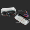 MK-285 Motorcycle LED Taillight Plate Light(Without Stand Black Cover)